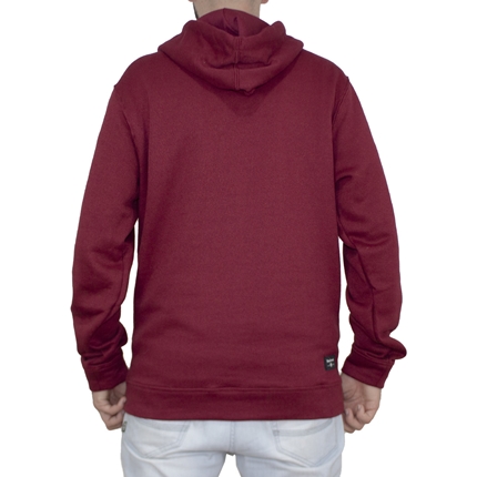 crimson red moletom com capuz